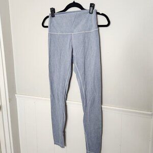 LULULEMON Solid Blue Wunder Under Leggings